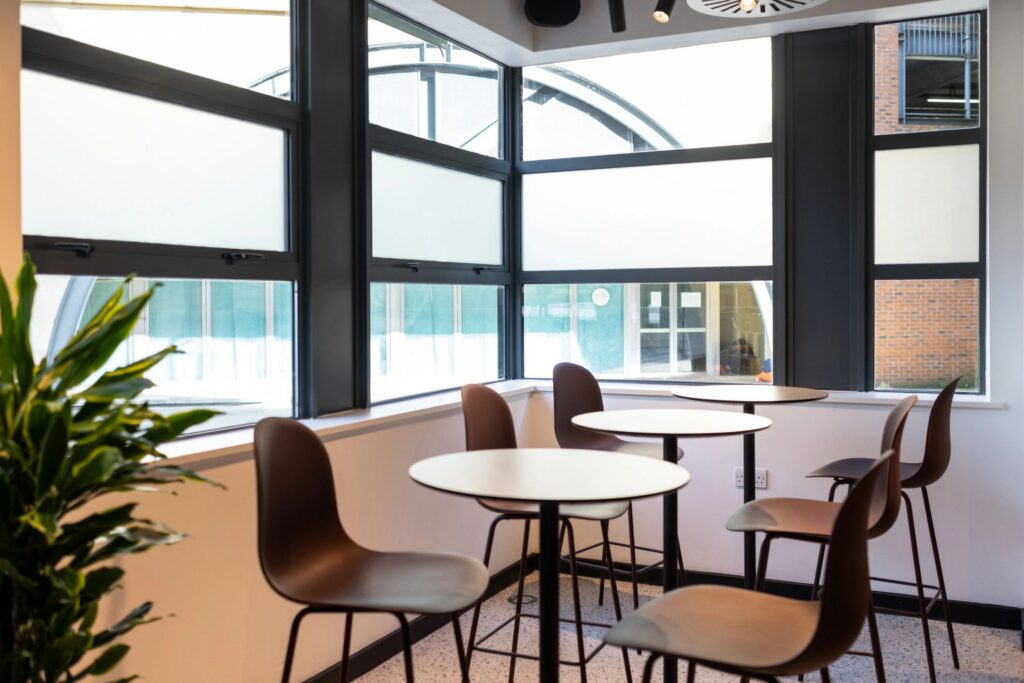 Modern Cafe Table Setting